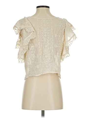 LoveShackFancy Short Sleeve Blouse (view 2)