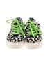 J/Slides 100% Leather Animal Print Green Ivory Sneakers Size 9 1/2 - photo 2