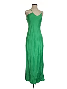 dark green maxi dress casual Dark green maxi dress with pleats and separated belt – GUNTINA main image 1