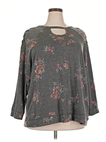 Democracy 3/4 Sleeve Top (view 1)