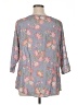 Fred David Gray 3/4 Sleeve Blouse Size 1X - photo 2