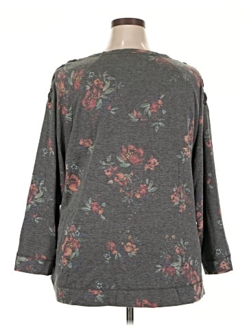 Democracy 3/4 Sleeve Top (view 2)
