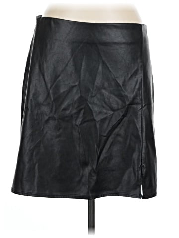 Old Navy Faux Leather Skirt (view 1)