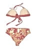 Cupshe Floral Pink Two Piece Swimsuit Size XL - photo 2