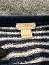 J.Crew Factory Store Stripes Silver Pullover Sweater Size L - photo 7