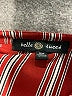 Belle Tweed 100% Polyester Stripes Red 3/4 Sleeve Blouse Size M - photo 7