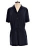 Athleta Solid Blue Black Romper Size S - photo 1