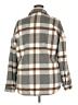 Unbranded 100% Polyester Plaid Gray Coat Size 2X - photo 2