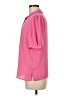 J.Crew 100% Polyester Pink Short Sleeve Blouse Size M - photo 5