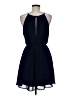 Lush 100% Polyester Solid Blue Cocktail Dress Size M - photo 2