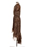 1.State 100% Polyester Animal Print Brown Casual Dress Size M - photo 5