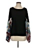 Kye Mi 100% Rayon Black Long Sleeve Blouse Size S - photo 1