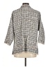 Tyler Boe Tweed Gray 3/4 Sleeve Button-Down Shirt Size M - photo 2
