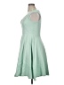 Assorted Brands Solid Green Cocktail Dress Size XL - photo 5