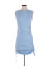 Assorted Brands Solid Blue Casual Dress Size XS (estimated) - photo 1