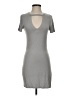Bear Dance Solid Gray Casual Dress Size S - photo 1