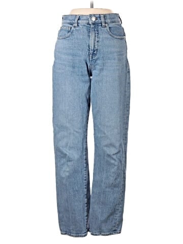 Madewell The '90s Straight Jean in Rondell Wash: Crease Edition (view 1)