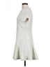 Hem & Thread 100% Polyester Tweed Ivory Casual Dress Size L - photo 5