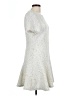 Hem & Thread 100% Polyester Tweed Ivory Casual Dress Size L - photo 4