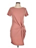 Rolla Coster Solid Tan Casual Dress Size L - photo 1