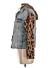 Kensie Animal Print Blue Denim Jacket Size S - photo 5