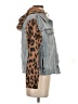 Kensie Animal Print Blue Denim Jacket Size S - photo 4
