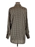 Carolina Belle Houndstooth Brown Long Sleeve Blouse Size M - photo 2