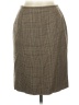 Evan Picone Houndstooth Brown Formal Skirt Size 6 - photo 1