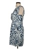 BCBGeneration 100% Cotton Print Blue Cocktail Dress Size 4 - photo 5