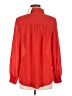 H&M 100% Polyester Red Long Sleeve Blouse Size 6 - photo 2