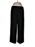 H&M 100% Polyester Solid Black Casual Pants Size 10 - photo 1