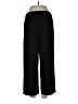 H&M 100% Polyester Solid Black Casual Pants Size 10 - photo 2