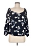 Lovestitch 100% Rayon Blue 3/4 Sleeve Blouse Size M - photo 1