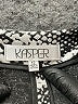 Kasper Print Silver Blazer Size 12 - photo 6
