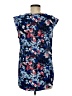 Gibson 100% Polyester Blue Sleeveless Blouse Size M - photo 2