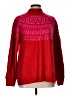 Crown & Ivy Hearts Red Pullover Sweater Size L - photo 1