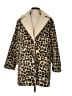 Gap 100% Polyester Animal Print Gold Coat Size M - photo 1