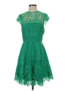 slim fit dress slacks Sheila Green Eyelet Short Dress main image 1