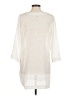 SPANX 100% Polyester Ivory 3/4 Sleeve Blouse Size M (estimated) - photo 2
