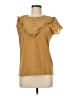 J.Crew 100% Cotton Gold Short Sleeve Top Size M - photo 1