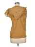 J.Crew 100% Cotton Gold Short Sleeve Top Size M - photo 2