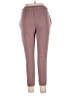 Glyder Solid Burgundy Casual Pants Size L - photo 2