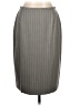 Escada Stripes Gray Formal Skirt Size EU 42 / US 12 - photo 1