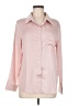 Assorted Brands Pink 3/4 Sleeve Button-Down Shirt Size M - photo 1
