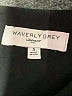 Waverly Grey 100% Polyester Solid Black Casual Dress Size S - photo 7