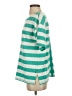 T by Talbots Stripes Green Short Sleeve Blouse Size S - photo 5
