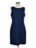 Grayson Solid Blue Casual Dress Size Med (3) - photo 1