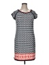 Max Studio Graphic Gray Casual Dress Size XL - photo 1