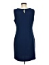 Grayson Solid Blue Casual Dress Size Med (3) - photo 2