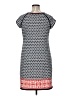 Max Studio Graphic Gray Casual Dress Size XL - photo 2